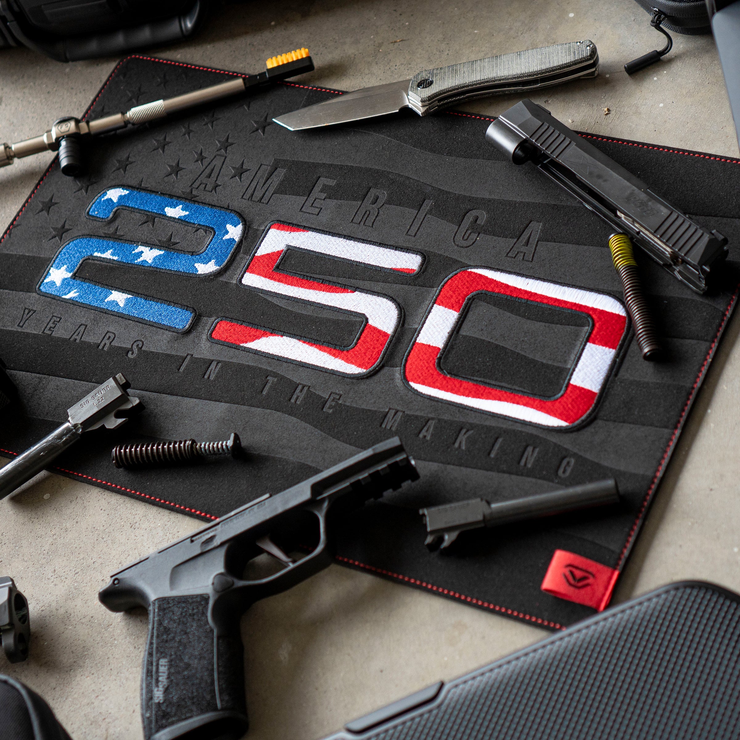 USA 250th Anniversary Commemorative Gun Mat