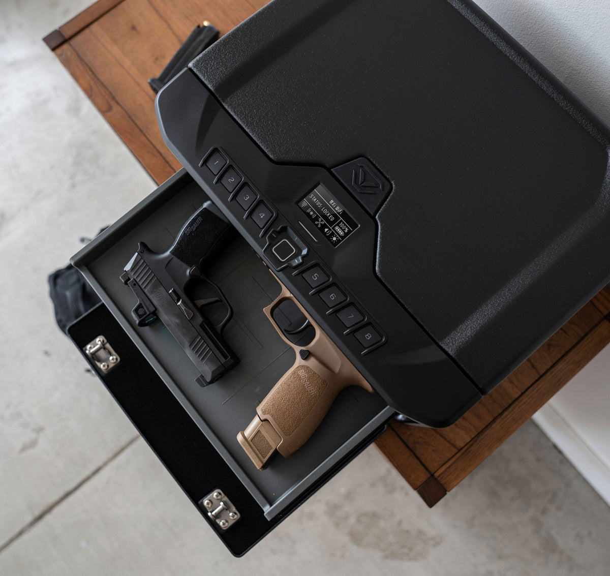 Vaultek MX Series Nightstand Gun Safe With Fingerprint Access