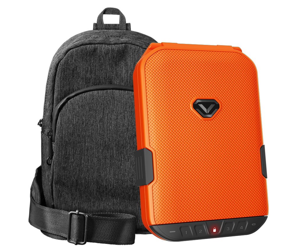 LifePod (Rush Orange) + SlingBag (Gray) TrekPack