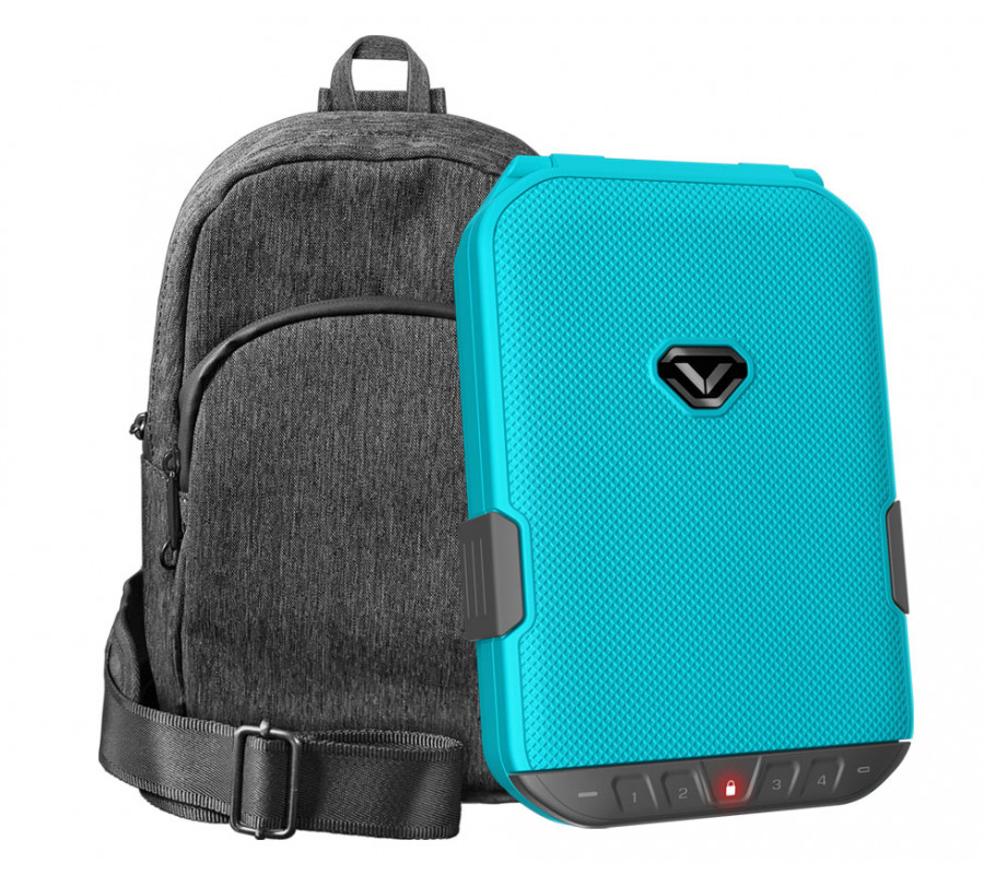 LifePod (Luxe Blue) + SlingBag (Gray) TrekPack