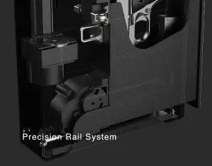 Vaultek Safe | rail