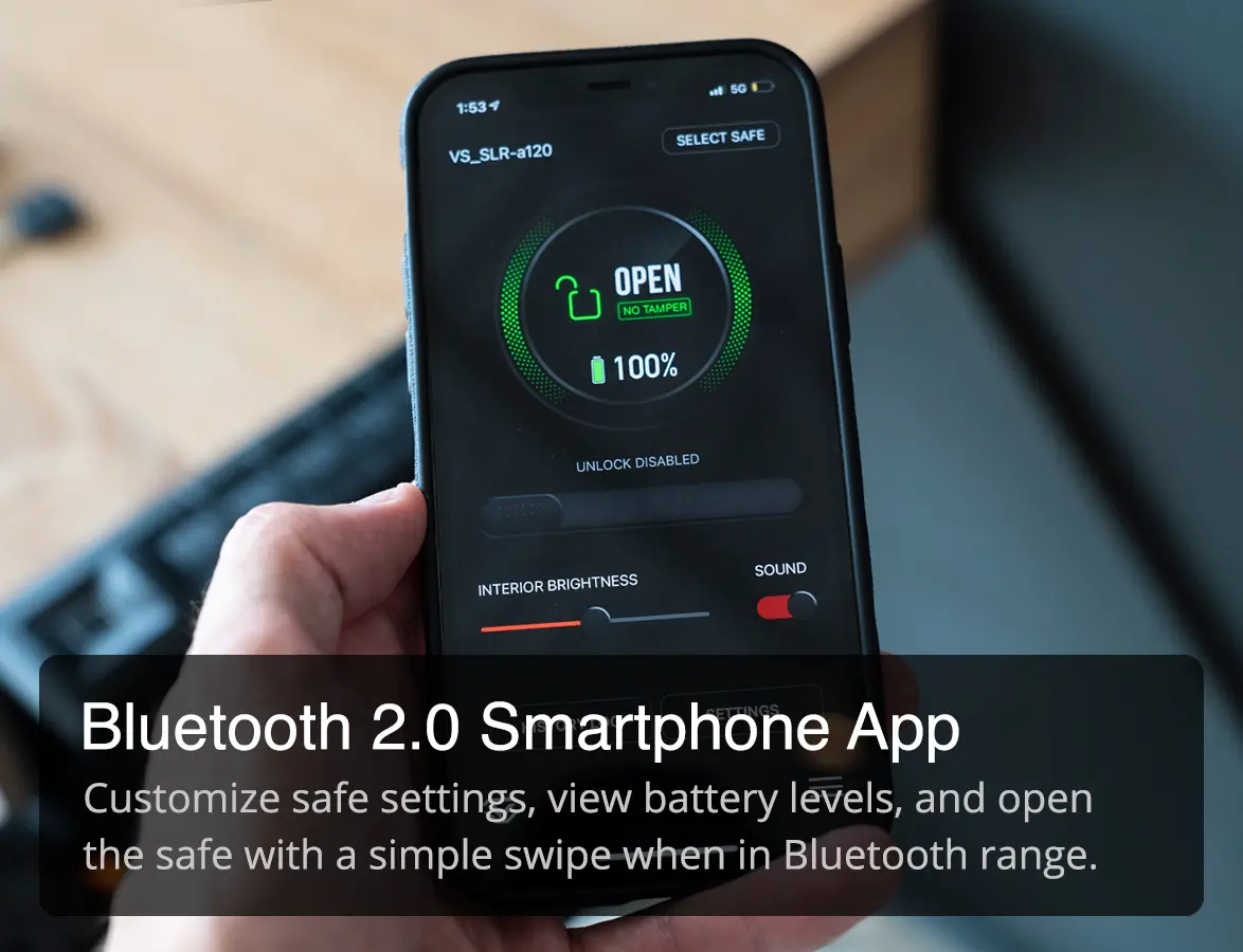 Vaultek Safe | Bluetooth Slider