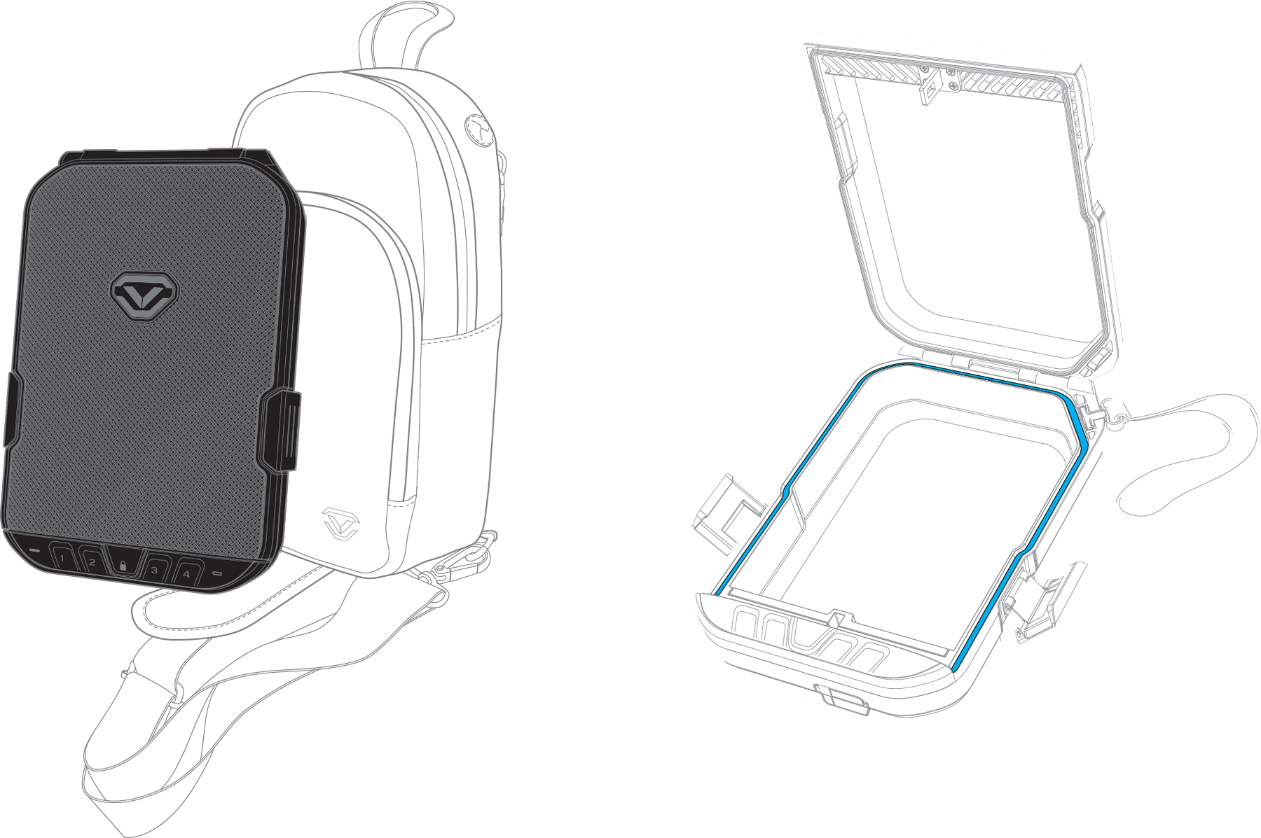 Vaultek Safe | LifePod SlingBag Combo